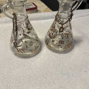 vintage Georges Briard vinegar and oil cruet